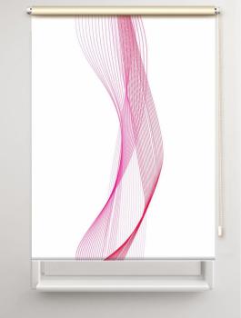 Rollo Stream 2 magenta, Rollo, Motivrollo, Rollo mit Druck, Fotorollo, bedrucktes Rollo, Fensterrollo,verdunkelndes Rollo, Sonnenschutz Rollo
